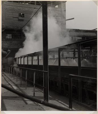 (INDUSTRIAL--GERMANY) Presentation album entitled Schwelwerk Offleben, with 35 photographs of a steam power plant.